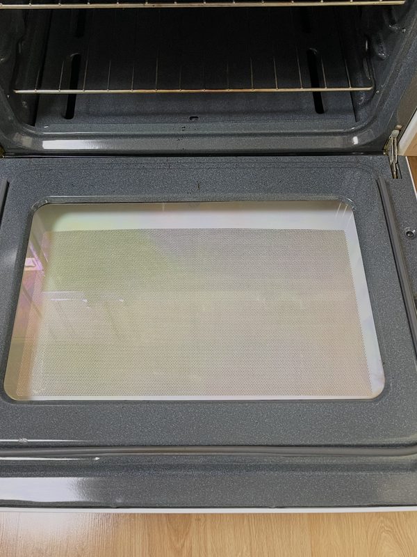 Inside the oven in Butler after cleaning